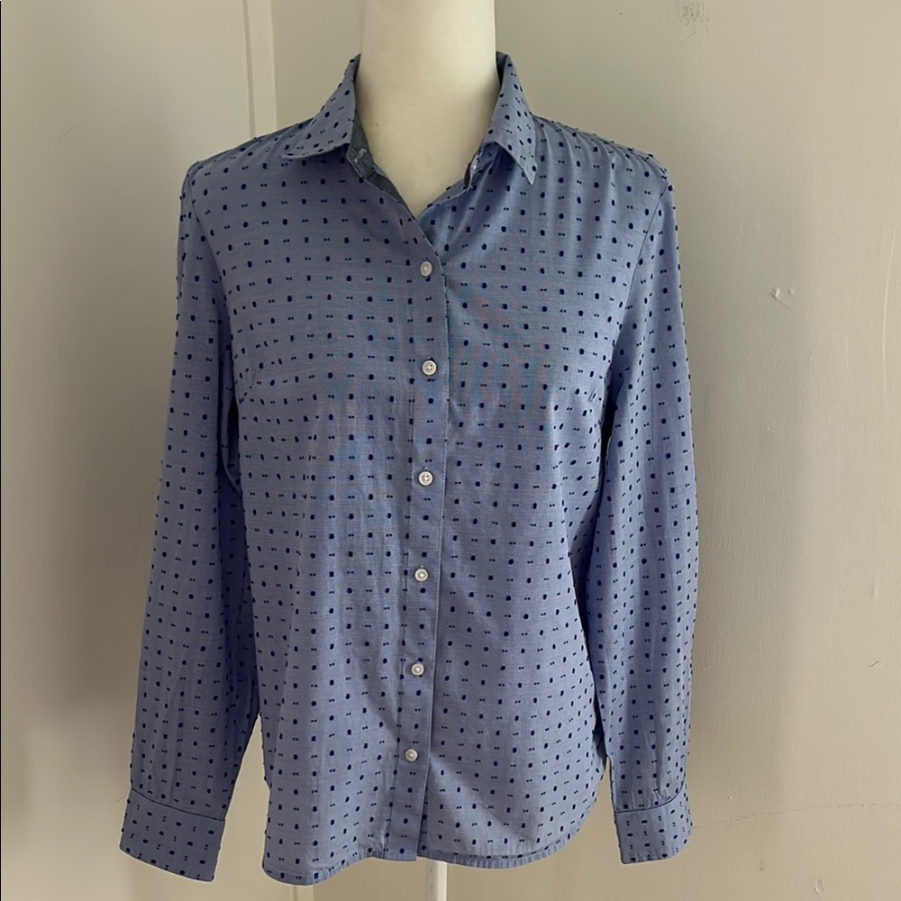 Tommy Hilfiger Blue Casual Button Down Shirt sz S